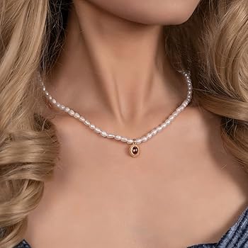 未使用　K18 2連　トルマリン　あこや真珠　天然石　パワーストーン　ネックレス Amazon | [Beyond Your Thoughts] 真珠ネックレス 天然真珠 本